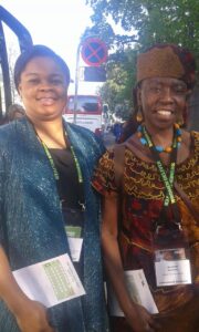 Ms. Joy with a Participant @ Women Deliver 2017