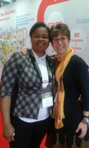 Ms. Joy with a Participant @ Women Deliver 2017