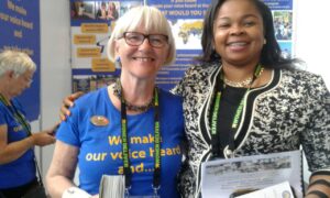 Ms. Joy with a Participant @ Women Deliver 2017