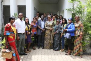 Group Photograph of a brainstorming session post Women Deliver 2017